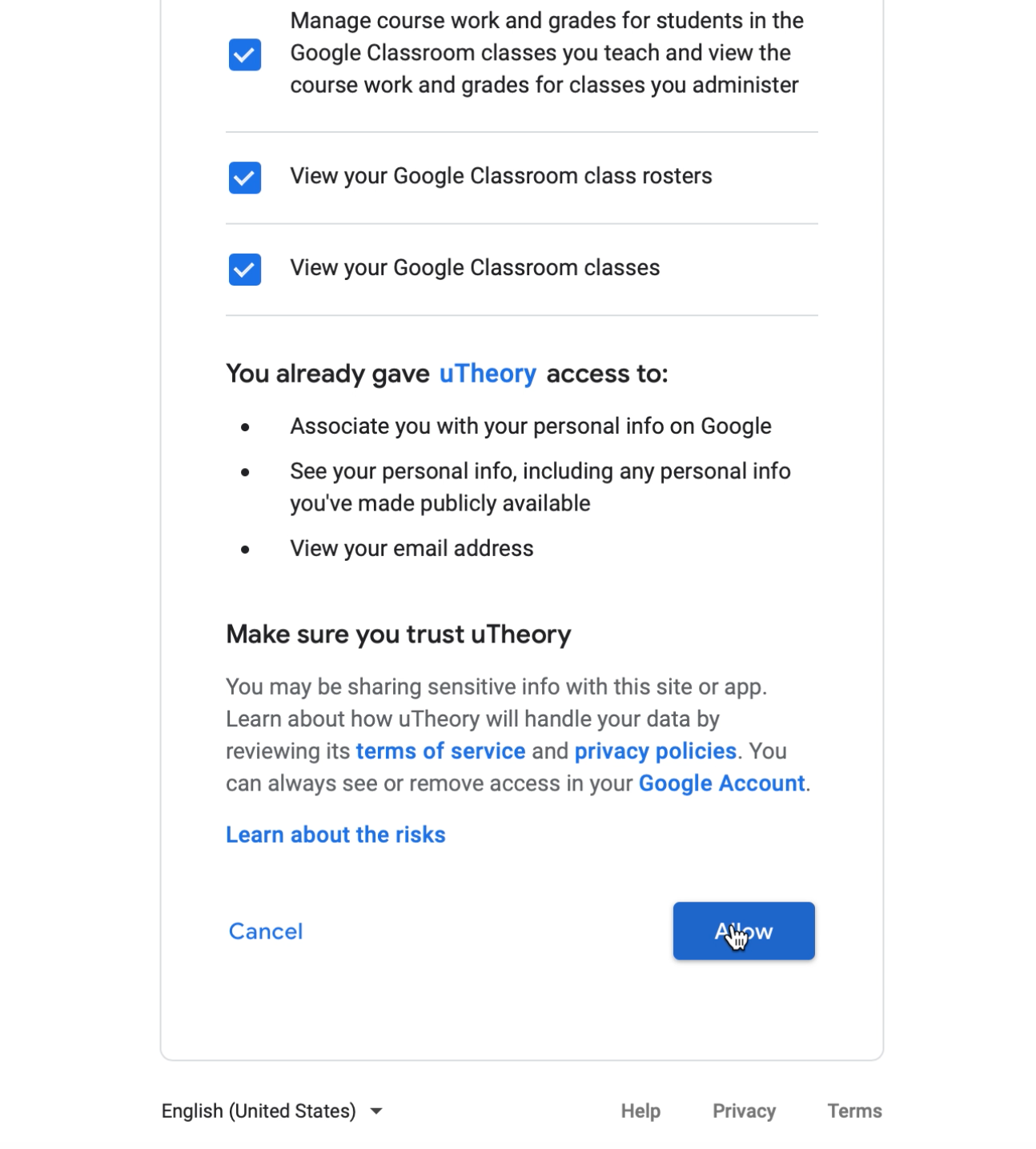 Google Classroom Login 