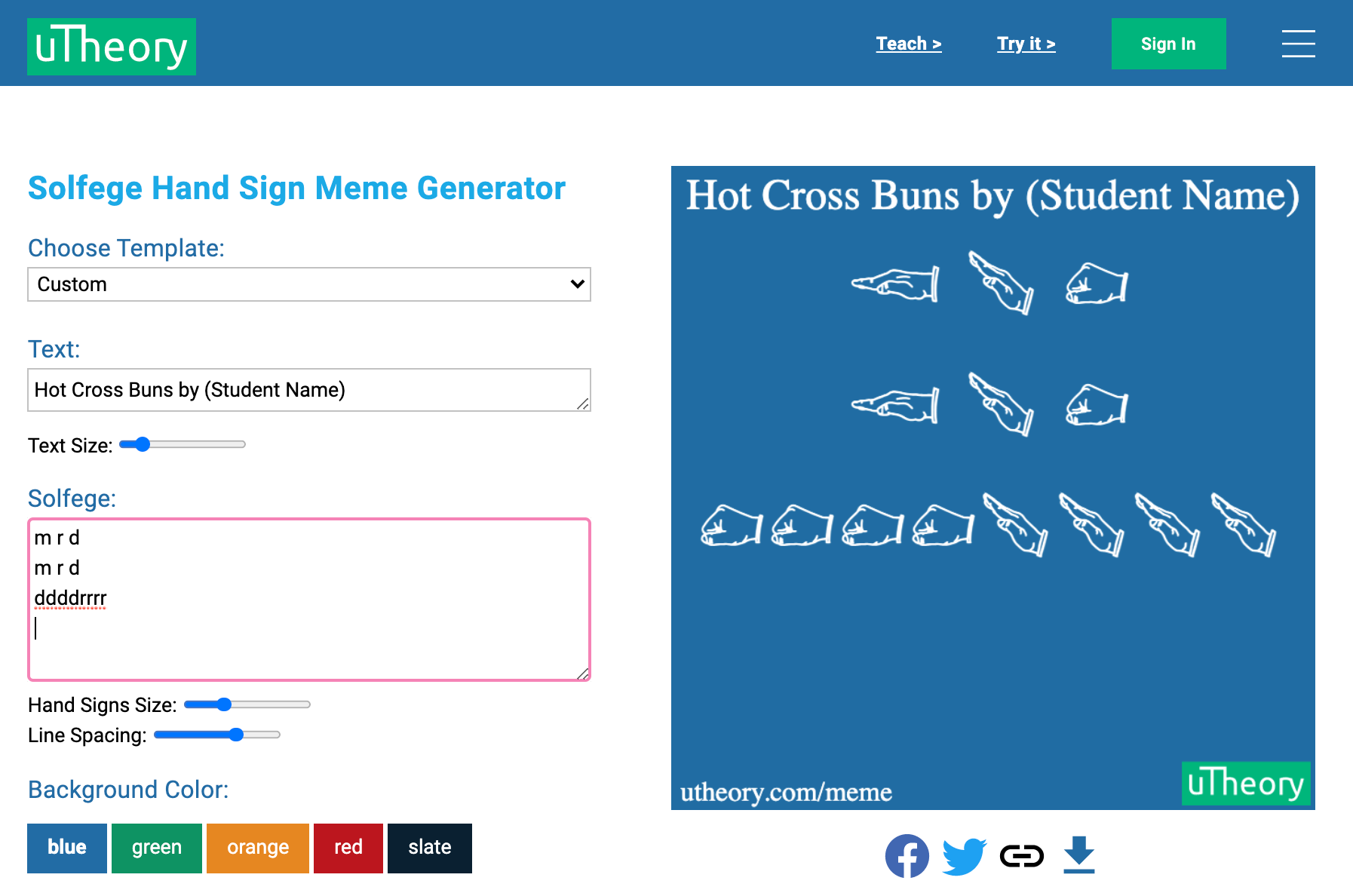 Image of transcribing a song using uTheory's solfege meme generator